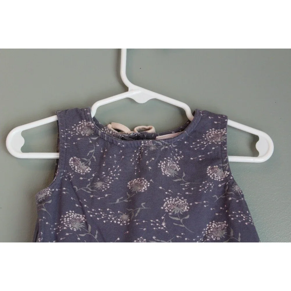 Savannah Dandelion Baby Girls Sleeveless Tank Top Size 2T Gray Pink